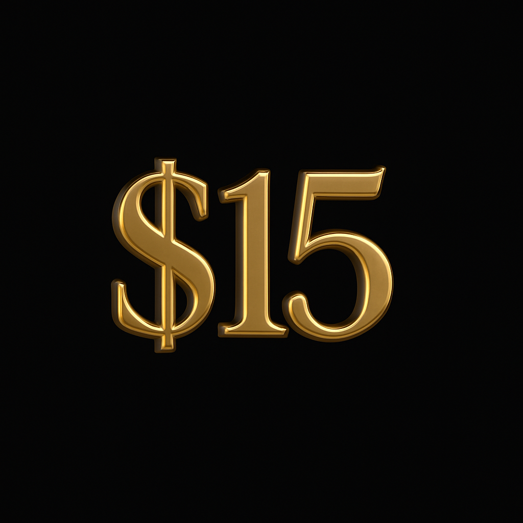 $15